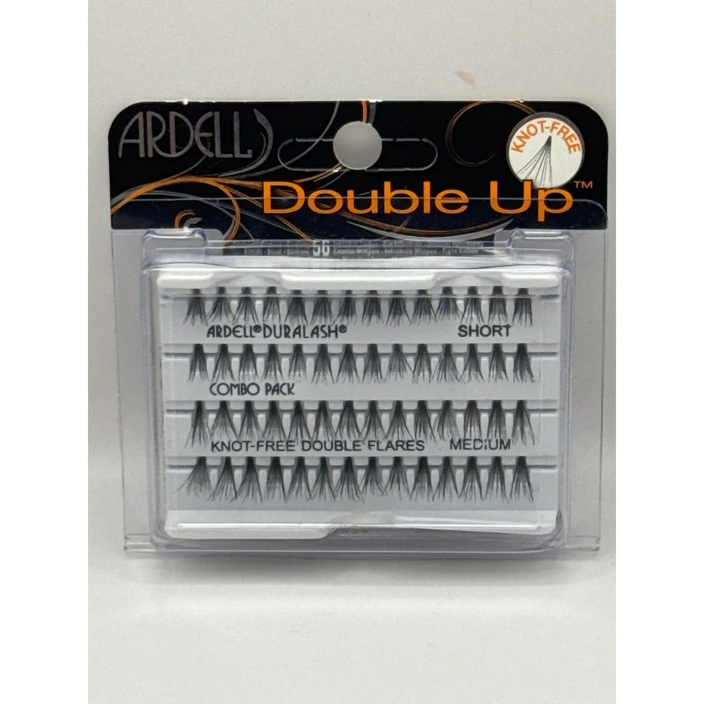 Ardell Duralash Double Up‎ Knot-Free Individual Lashes Combo Pack Short Med 56ct
